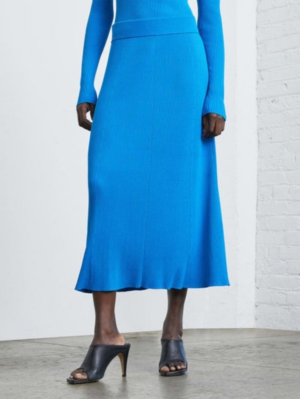 Everlane Ribbed Midi Skirt Size Xs
